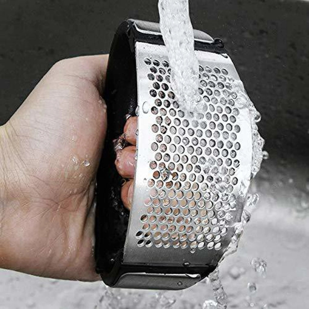 Garlic Crusher For Kitchen Use | Ginger Garlic Crusher – 2-IN-1 Garlic Press, Mincer, Chopper & Pealer