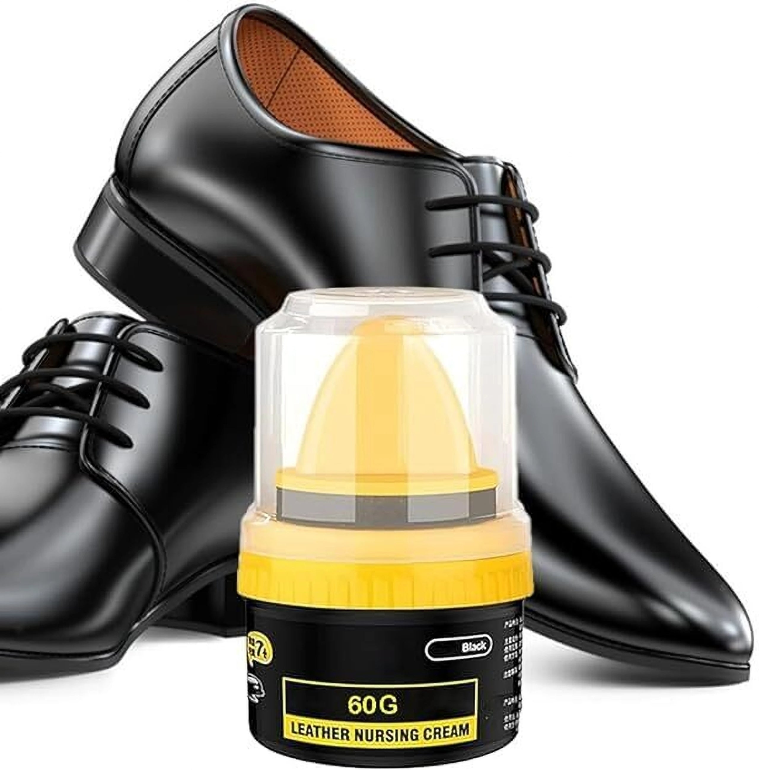 leather Repair Cream Liquid Shoe Polish, Liquid Shoe Shine, Natural Canvas, Leather, Sports, Suede, Velour Shoe Liquid Polish (Black)