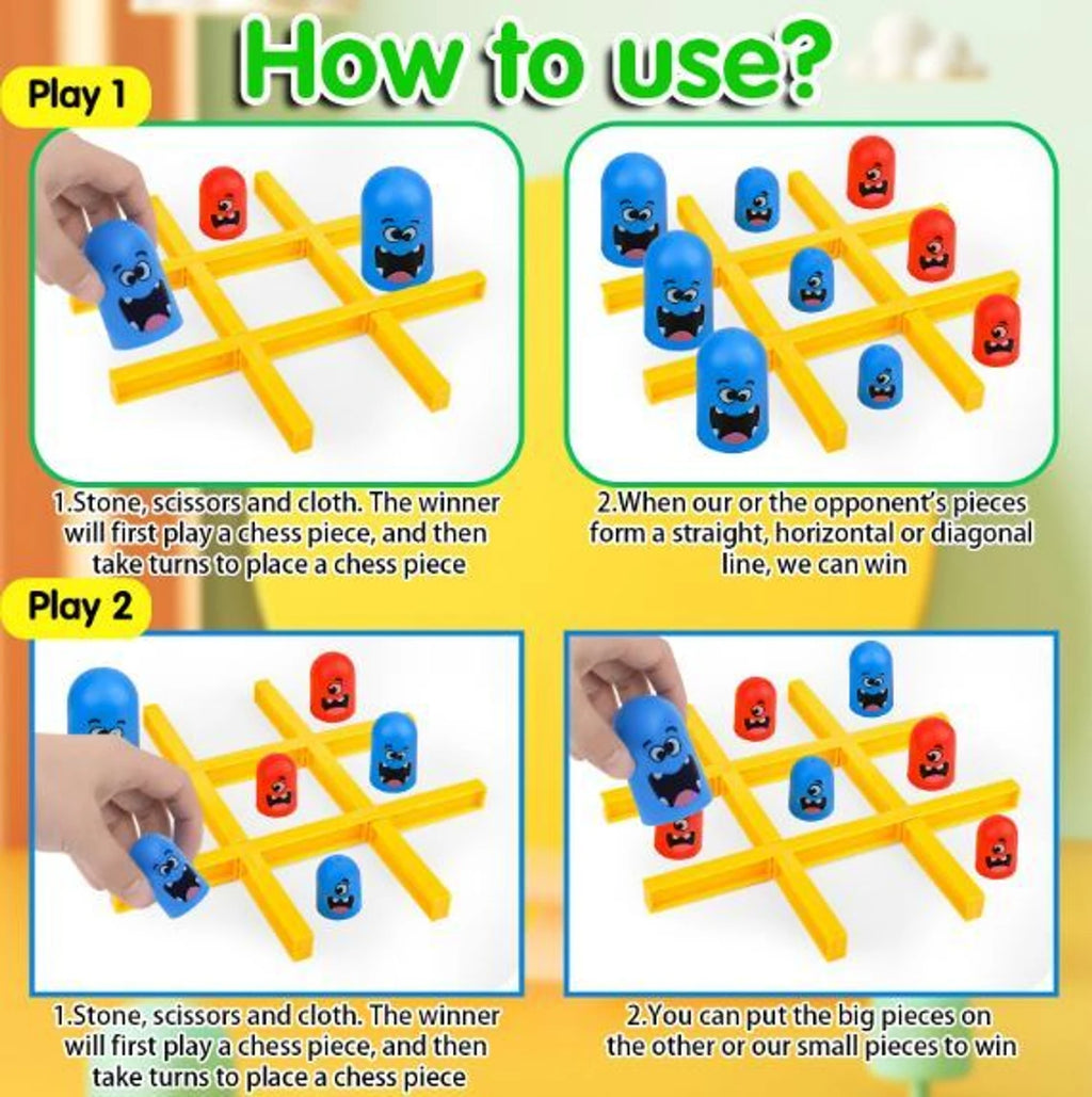 Gobble Board Game 3D Tic Tac Toe for Kids & Adults | Fun Strategy Family Game | Stack & Nest Pieces Game | Travel Friendly Educational Toy | Brain Development Game for Boys & Girls