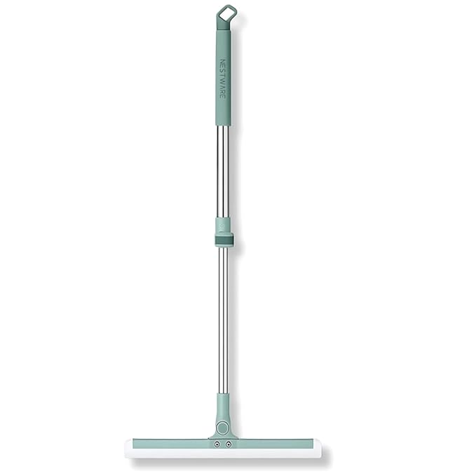 Magic Broom Sweeper With Extendable HandleSilicone Floor Wiper for Wet and Dry Cleaning| Floor Squeegee Broom for Home, Bathroom, Tiles & Glass Cleaning