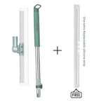 Magic Broom Sweeper With Extendable HandleSilicone Floor Wiper for Wet and Dry Cleaning| Floor Squeegee Broom for Home, Bathroom, Tiles & Glass Cleaning