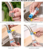360 Degree Rotating Kitchen Tap| Splash-Proof Filter