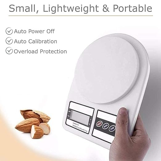 Digital Weighing Scale| Multipurpose Portable Electronic Kitchen Scale With LCD Display