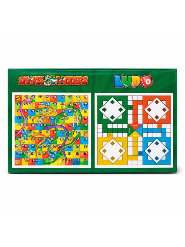 Classic Wooden Ludo Board Game for Kids & Family | Educational Strategy & Counting Game | Indoor Board Game Party Fun