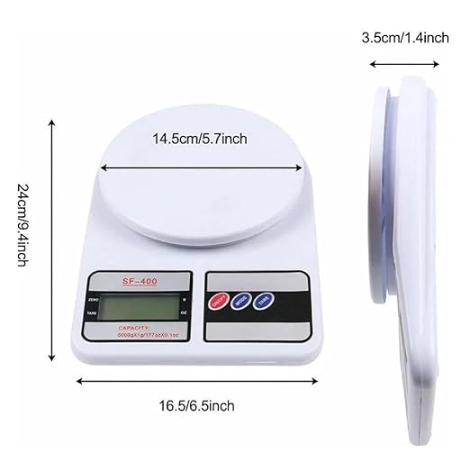 Digital Weighing Scale| Multipurpose Portable Electronic Kitchen Scale With LCD Display