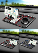 Anti-Slip Car Dashboard Rotatable Phone Mat Pad| Mobile Phone Holder| Washable
