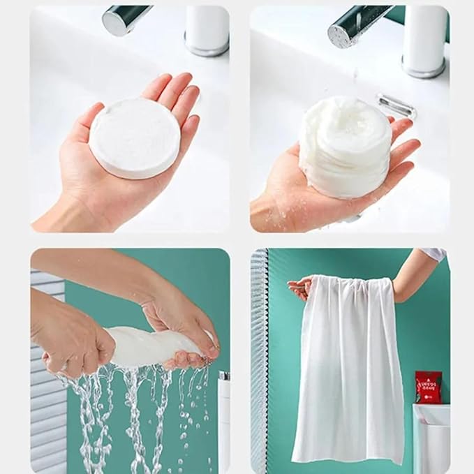 Portable Compressed Towel Tablets| Disposable Pure Cotton