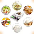 Digital Weighing Scale| Multipurpose Portable Electronic Kitchen Scale With LCD Display