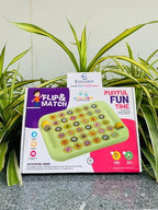 Fruits Flip & Match Board Game | Educational Memory Puzzle Toy | Preschool & Kindergarten Cognitive Matching Set | Fun Interactive Gift for Kids Ages 3+
