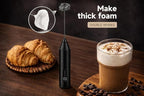 Electric Milk Frother| Rechargable High Speed Frother| Wisk For Hot & Cold Beverages