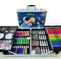 Universe Space Art Set, 145-Piece Drawing Kit with Coloured Pencils, Watercolour, Oil Pastels, Paint Palette in Aluminium Case | Space Theme|Birthday Gift