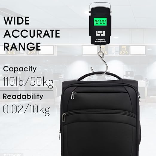 Digital Portable Weighing Machine For Luggage Weighing| Weighing Scale Maximum Capability 50 KGs