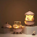 Night Light Rabbit Sky Projector for Kids – 360° Rotating Lamp with 6 Films| 5 Colours and Rechargeable Battery.