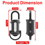 Mini Pocket Torch Rechargeable, 1200 Lumens Super Bright LED Flashlight, Small Torch Light, USB C Rechargeable Keychain Light, Portable Key Ring, Powerful COB Torchlight