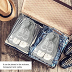 Travel Bag for Man & Women |Shoe Cover for Storage at Home Gym |Reusable Travelling Accessories Organizer Pouch Travel Essentials| Footwear Bags for Travelling