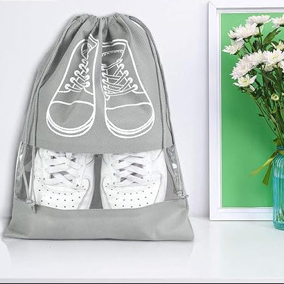 Travel Bag for Man & Women |Shoe Cover for Storage at Home Gym |Reusable Travelling Accessories Organizer Pouch Travel Essentials| Footwear Bags for Travelling