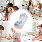 Mini Portable Travel Jewellery box For Women| Mini Case For Necklace, Earrings,Rings....