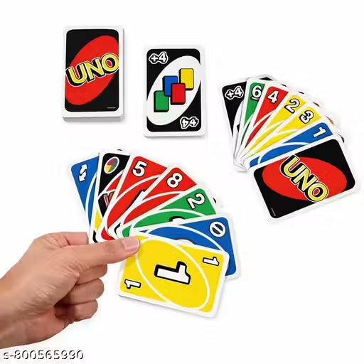 Uno Playing Cards Fun Game for Family Night, Travel Game & Gift Set |(7+ Years)|25 (Multicolor)