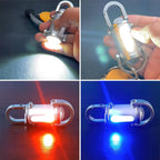 Mini Pocket Torch Rechargeable, 1200 Lumens Super Bright LED Flashlight, Small Torch Light, USB C Rechargeable Keychain Light, Portable Key Ring, Powerful COB Torchlight