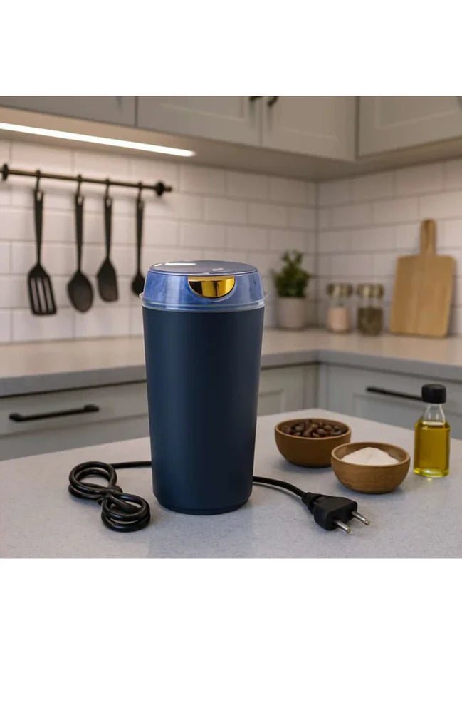 Electric Dried Spice and Coffee Grinder |Portable Nuts Grinder|Stainless Steel| for Coffee Beans, Spices, Nuts and Pepper |One Click Start