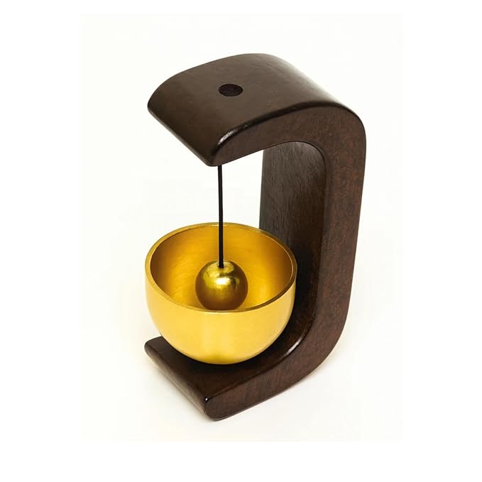 Brown Wooden Magnetic Door Bell| Cute Vintage Look