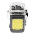 2 IN 1 Chargeable Electric Flameless Portable Lighter/Flashlight| 3 Modes Of COB Flashlight