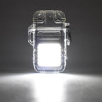 2 IN 1 Chargeable Electric Flameless Portable Lighter/Flashlight| 3 Modes Of COB Flashlight