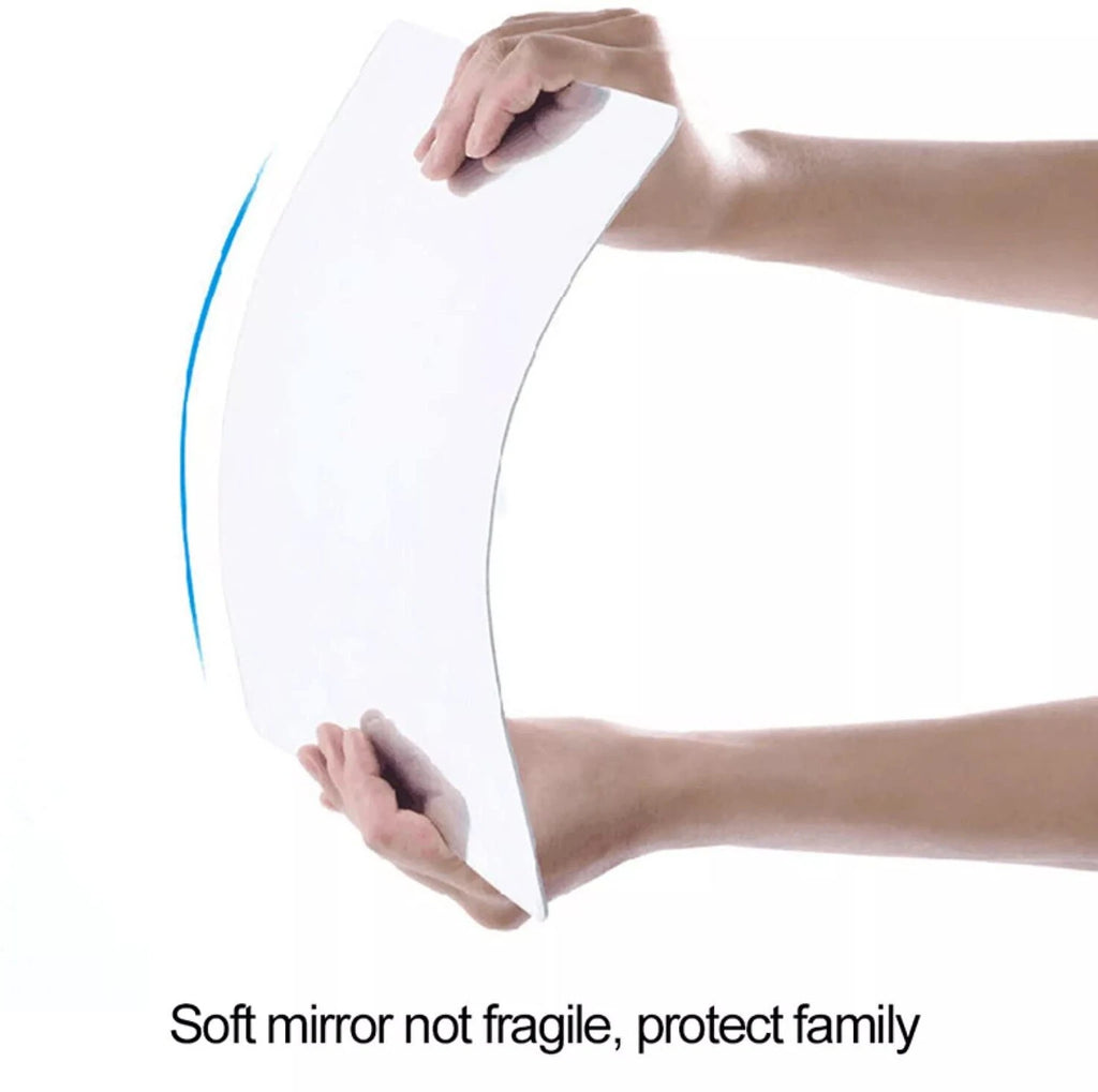 Self Adhesive Mirror Sticker For Wall, Bathroom, Bedroom & Living Room |40x30 Decorative Mirror |(Square)