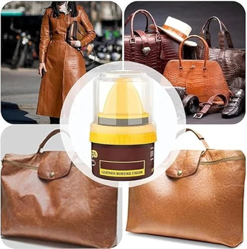 Leather Polish Cream Complementary Color Paste for Office Chair Wallet Boots brown | Leathercrafts | Leathercraft Tools |Crafts