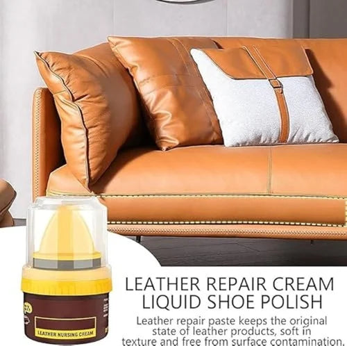 Leather Polish Cream Complementary Color Paste for Office Chair Wallet Boots brown | Leathercrafts | Leathercraft Tools |Crafts