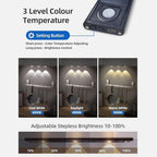 Motion Sensor LED Light| Rechargeable 1200mAh Under Cabinet Lamp|Dimmable Wireless Stick-On Lighting for Closet, Kitchen, Wardrobe & Stairs