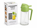 Glass Oil Sprayer| Dispenser Bottle | 2-in-1 Spray & Pour, Kitchen Oil Spray Bottle for Cooking, Air Fryer, Salad, BBQ, Olive