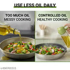 Glass Oil Sprayer| Dispenser Bottle | 2-in-1 Spray & Pour, Kitchen Oil Spray Bottle for Cooking, Air Fryer, Salad, BBQ, Olive