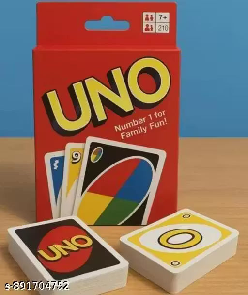Uno Playing Cards Fun Game for Family Night, Travel Game & Gift Set |(7+ Years)|25 (Multicolor)