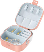 Mini Portable Travel Jewellery box For Women| Mini Case For Necklace, Earrings,Rings....