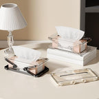 Adjustable Tissue Box With Spring Mechanism| Multipurpose Storage For Kitchen, Living Room, Bedroom....