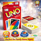 Uno Playing Cards Fun Game for Family Night, Travel Game & Gift Set |(7+ Years)|25 (Multicolor)